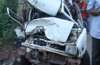 1 dies, 30 injured as car hits against bus at Parkala